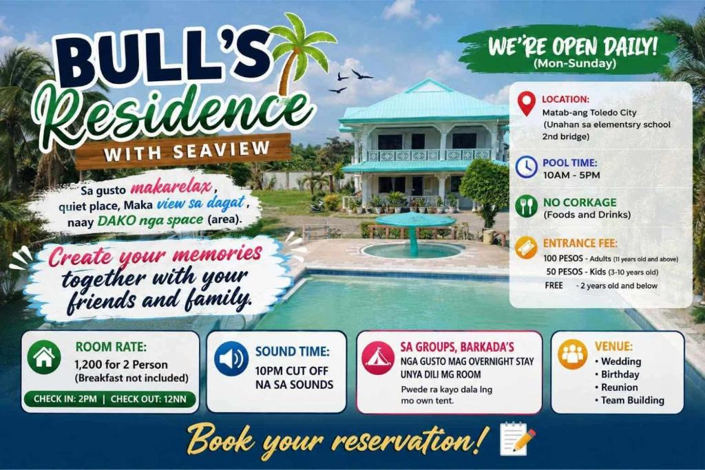Toledo City Apartment | Bulls residence with Seaview