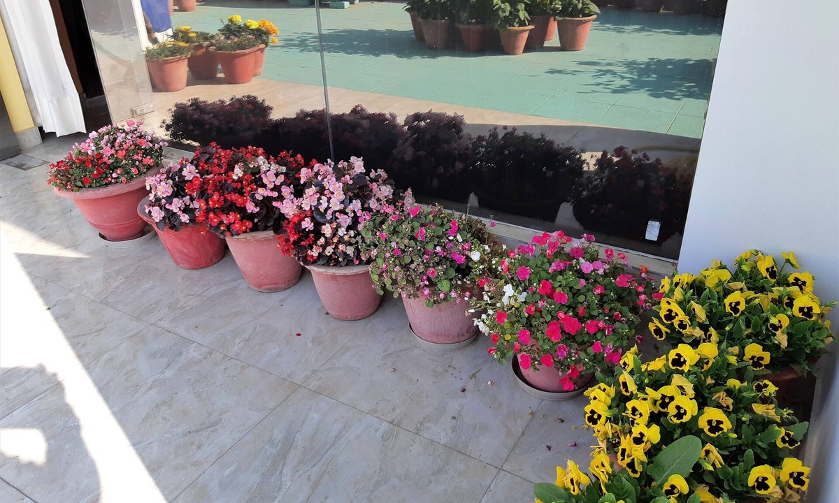 Gomti Nagar Villa | Fully Furnished 1BHK, Unit SA2 for families - room, lobby, kitchen, bathroom