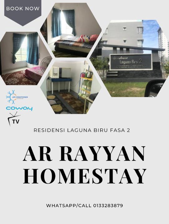 Sungai Buloh Apartment | Homestay Ar Rayyan RESIDENSI LAGUNA BIRU