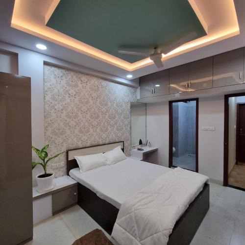 Indore Apartment | Leela Homestay Indore - Orchid - One Bedroom with Hall and balcony