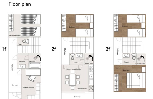 Ikuno House | 100 m² House ∙ 4 bedrooms ∙ 10 guests
