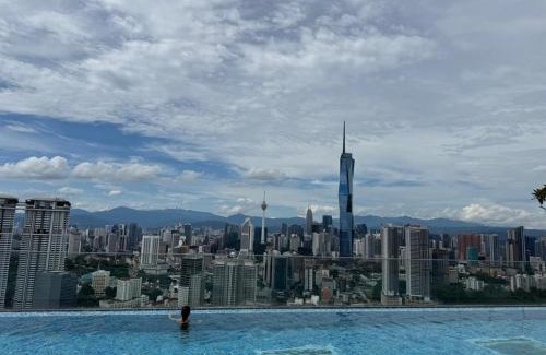 Brickfields Apartment | City Studio Gem with KLCC views!