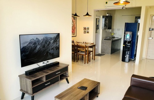 Chicalim Apartment | lovely 2-bedroom river view serviced apartment goa