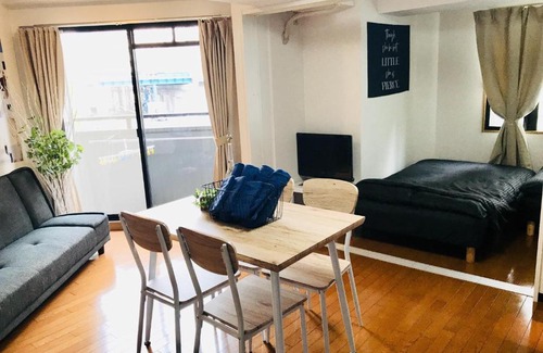 Shikitsuhigashi Apartment | Racine Namba - Vacation STAY 9683