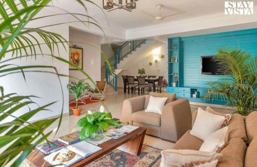 Pilerne Industrial Estates Villa | StayVista at The Zen Zone with Pool, BBQ, WiFi