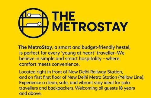 Delhi Hostel | The Metrostay Opposite New Delhi Railway Station, Above Metro, 20 Mins From IGI Airport