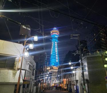 Shinsekai Apartment | 通天閣徒歩1分3ベッド