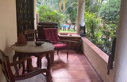 Kudal Condo | 1 BHK in serene & quaint Siolim , swimming pool ,air conditioned with WIFI