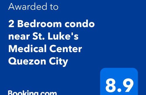 New Manila Apartment | 2 Bedroom condo near St. Luke's Medical Center Quezon City