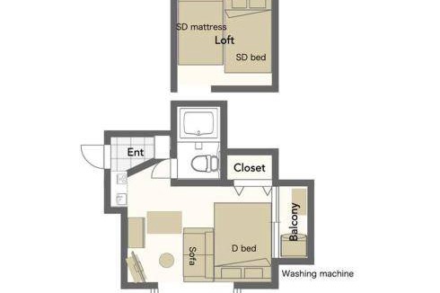 Nakano Apartment | 27 m² Apartment ∙ 2 bedrooms ∙ 6 guests