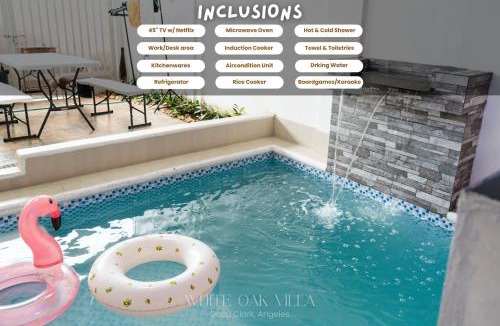 Philippines Villa | 2BR Private Villa with Indoor Pool & Griller near Clark & Airport