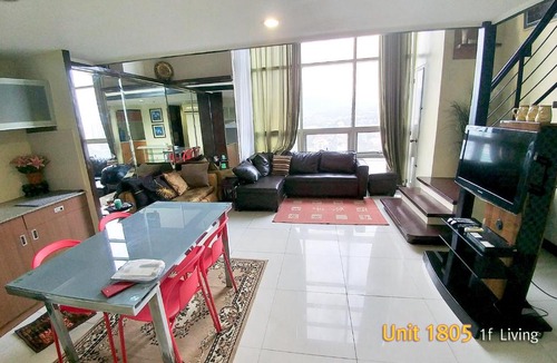 Santa Cruz Apartment | 3Rooms -74m² 17F, 2Floor(Loft type) Condo, Crown Regency Tower3 #Mango sqare