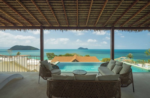 Haad Pleayleam House | 5BR SeaView Haven–Steps to Sand