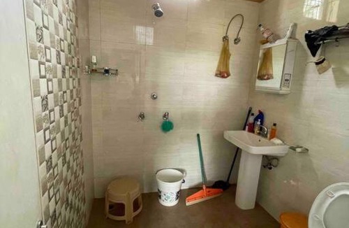 Gurugram House | Adorable bedroom and living room with pool