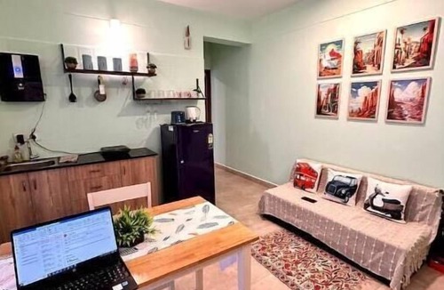 Grand Morrod Apartment | Around The World 1BHK w pool at Arpora by Slow Stays