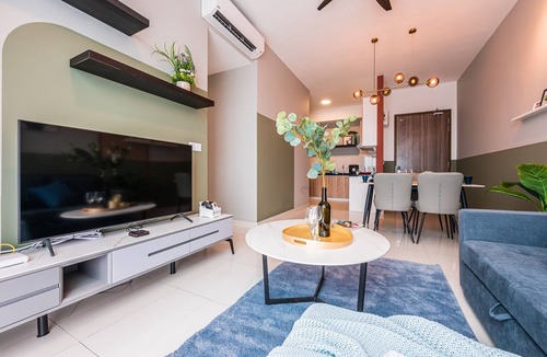 Petaling Jaya Apartment | Bandar Sunway City View 8pax 3B2B Free 2 Car Park