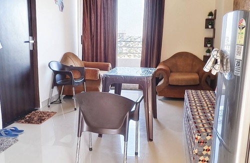 Sanganer Apartment | Bhk- 1, bedroom apartment in enchanting Bhankrota with fitness room, WiFi