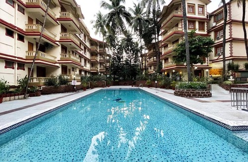 Candolim Apartment | Casa Amor by There4You Tourism(1BHK with Swimming Pool)