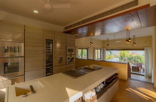 Pilerne Industrial Estates Villa | Cliffhouse by Hireavilla -5br w Pvt Pool in Saipem