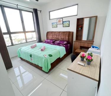 Taman P Ramlee Apartment | Cozy Kenwingston Platz KL 2-5 Pax2BR & 2BR FrePakin Netflix 3803