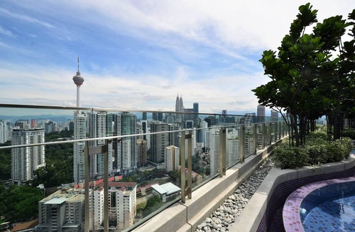 Bukit Bintang Apartment | Cozy top suite Infinity pool 500m MRT/Bkt Bintang