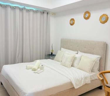 San Fernando Apartment | Double Deluxe Room with Mount Arayat View at Azure North San Fernando Pampanga