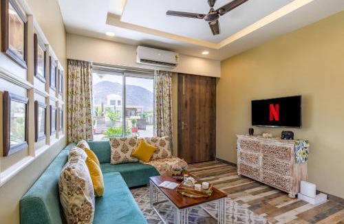Bedla Villa | ELIVAAS 2 BHK Pet Friendly Villa with Pvt Pool - Heaven in Hill