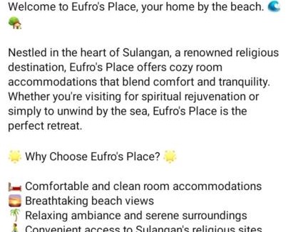 Guiuan Hotel | Eufro's Place