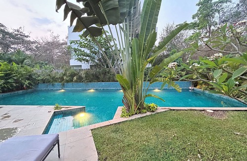 Assagao Villa | Family friendly Garden Villa with a Pool and dedicated caretaker