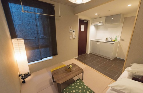 Nakano Apartment | Fare Metallo Hotel Tatami room 401- with AC, WiFi,bath in Nakano, Near Shinjyuku