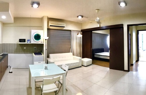 Subang Jaya Apartment | Fully furnished 1 bedroom apartment comes with hot bathtub