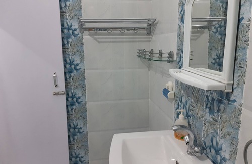Gomti Nagar Villa | Fully Furnished 1BHK, Unit SA2 for families - room, lobby, kitchen, bathroom