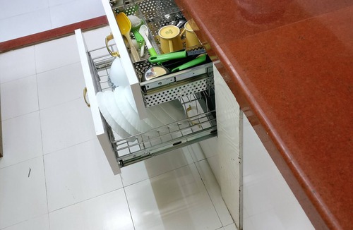 Gomti Nagar Villa | Fully Furnished 1BHK, Unit SA1 - room, lobby, kitchen, bathroom, Terrace Garden