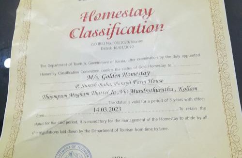 Karunagappally House | Golden Homestay (Parayil Farm House)
