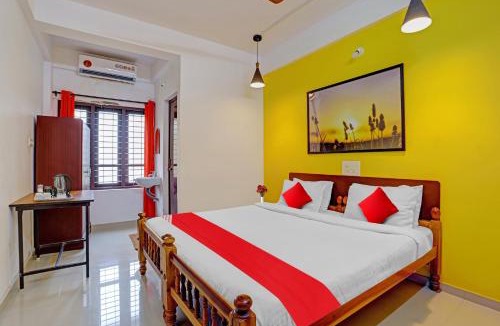 Kazhakuttam Hotel | Hotel O Parppidam Residency Kazhakuttam Railway Station