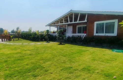 Chevella Ski Chalet | Kuku farm stay 3 bedroom wooden cottage with private pool at Moinabad