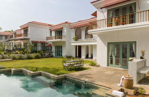 Vagator Villa | La Estada, Huge 4 BHK Villa in Assagao with Large Private Pool & Garden, Security, Kitchen