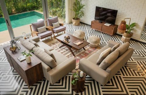 Vagator Villa | La Sierra, 2 & 3BHK Villas near Anjuna & Vagator Beach with Private Pool, Terrace, Garden, Kitchen & Security