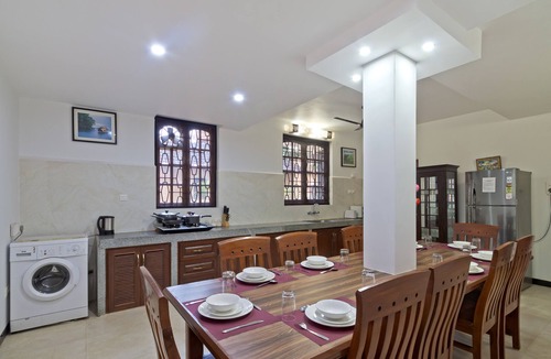 Gauravaddo Villa | Living in the Lap of Luxury with Art Murals, Pool & Seahorse Shower in Calangute