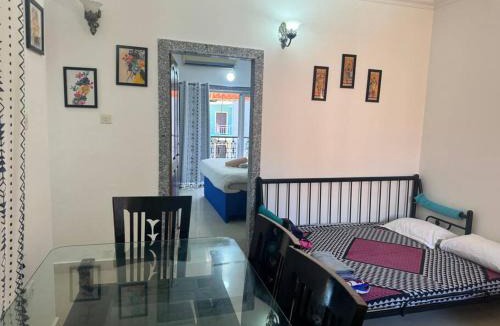 Saunta Vaddo Apartment | Luxury 1bhk with Bathtub Pool near Calangute Baga Beach