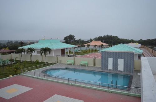 Chevella Villa | Luxury Farmhouse with Bedrooms, AC, Private Pool, Lawn and Gazebo