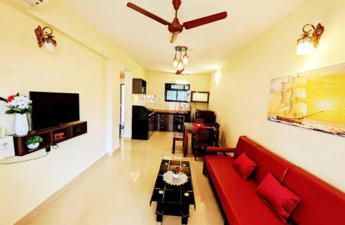Colva Apartment | Moon Bliss 1BHK, 5 min walk to Colva Beach