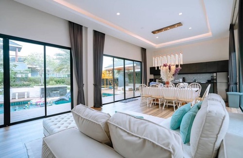 Kao Yai Villa | Orange Private Pool Villa, Near Cham Am Beach