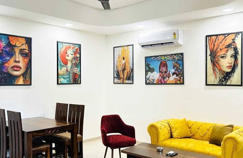 Jaipur Apartment | Pink City Hub - 2BHK - Balcony Wi-Fi 201