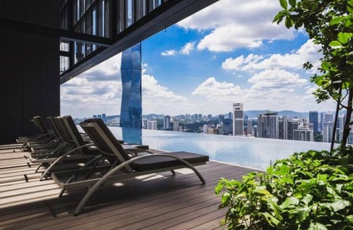 Bukit Bintang Apartment | Premium High Floor Family Suite Infinity Pool #KL