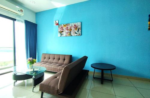 Puchong Apartment | Puchong WindyLakeViewStayCation3R2B AT D Island