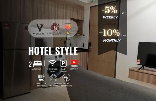 Bandar Tun Razak Apartment | REVO AURORA PLACE, Pavilion 2, 5 Minutes To AXIATA ARENA BUKIT JALIL FREE WIFI by De Harlequins Guesthouse