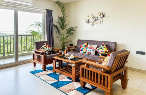 Alto de Porvorim Apartment | Riverfront 2BHK Apt Riverview Good Reviews