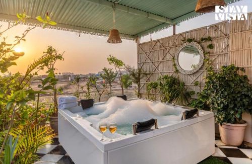 Sanganer Villa | StayVista at Sitara with Jacuzzi & WiFi