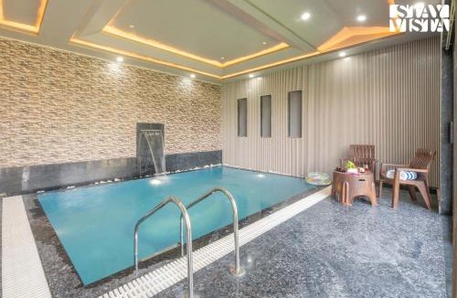 Jaipur District Villa | StayVista at The Binclave with Bar, Pvt Indoor Pool & Bonfire